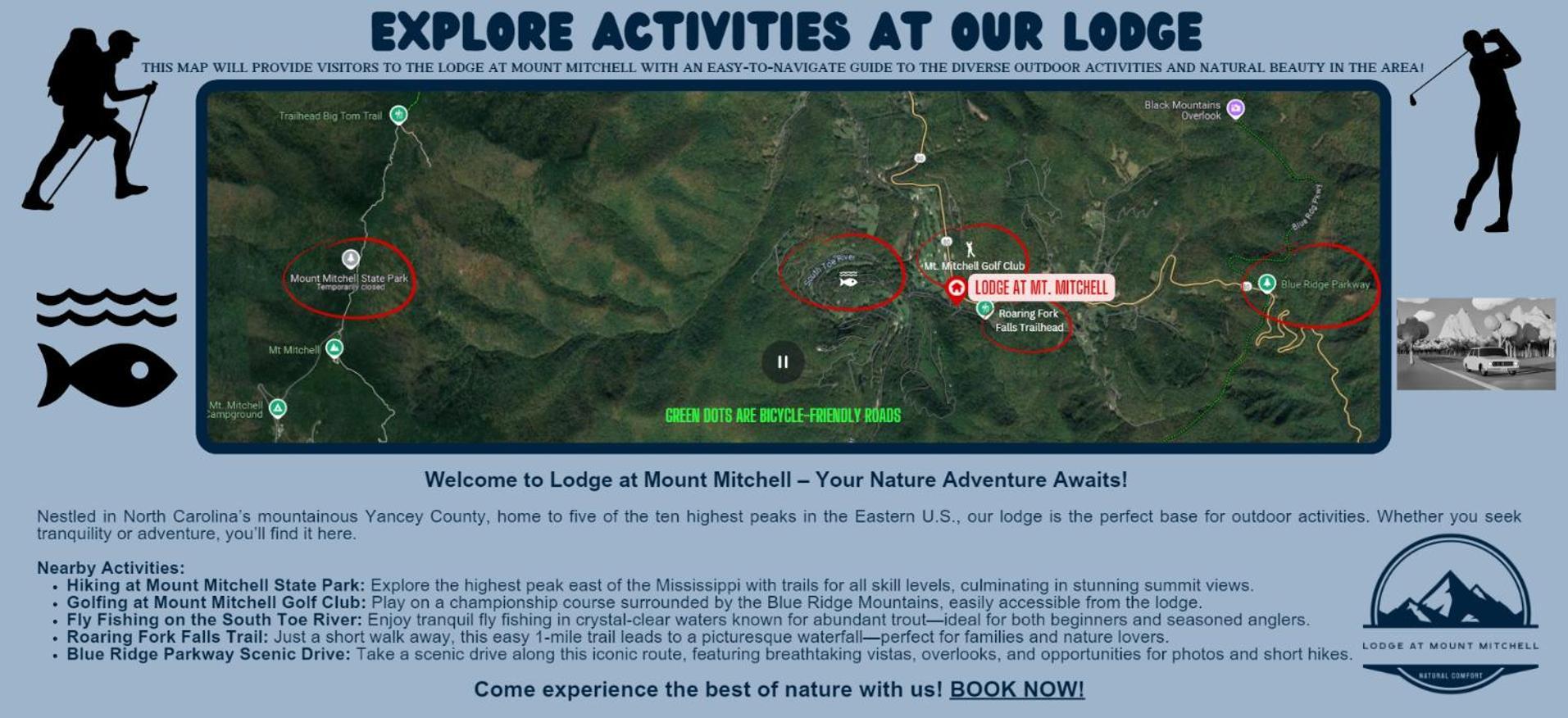 Lodge At Mount Mitchell Busick Buitenkant foto